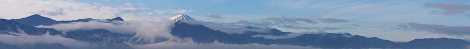 差出磯大嶽山神社　富士見百景